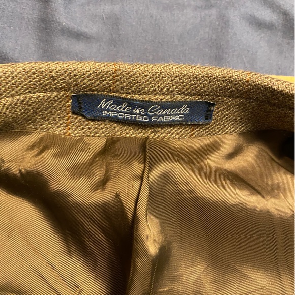 Jean Paul Germain Sport Coat Vintage 100% Wool Brown 3 Button Blazer 44S - Picture 7 of 12